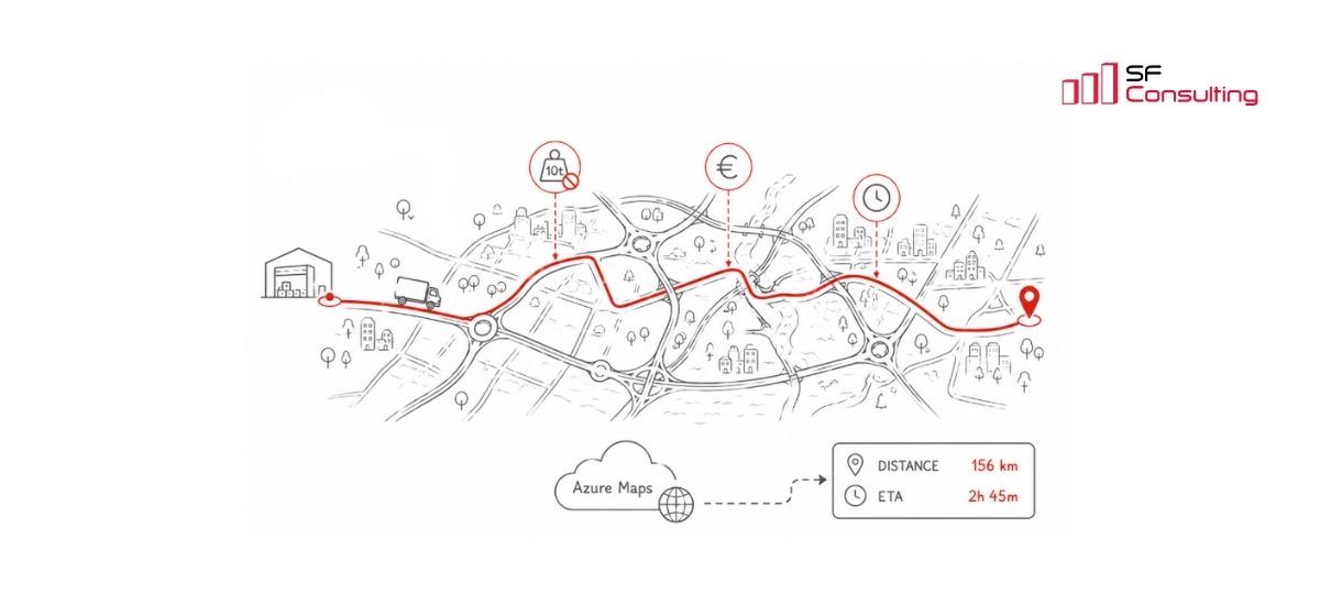 How we implemented truck routing in D365FO with Azure Maps